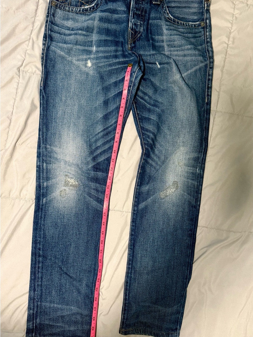 True Religion Rocco Relaxed Skinny Jeans Made in USA Men’s Size 32 - Picture 11 of 15